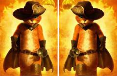Кот в Сапогах: Отличия - Puss in Boots Spot The Difference